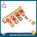 TMOK 3/4" to 1/2" Brass Manifold with Ball Valves - 4 Port